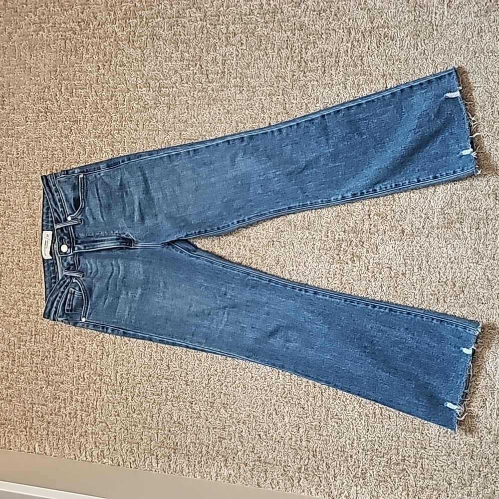 Just Black ankle flare jeans